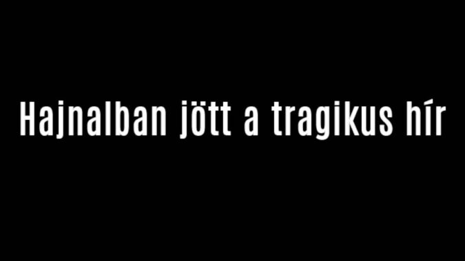 Hajnalban jött a tragikus hír Agárdi Szilviről
